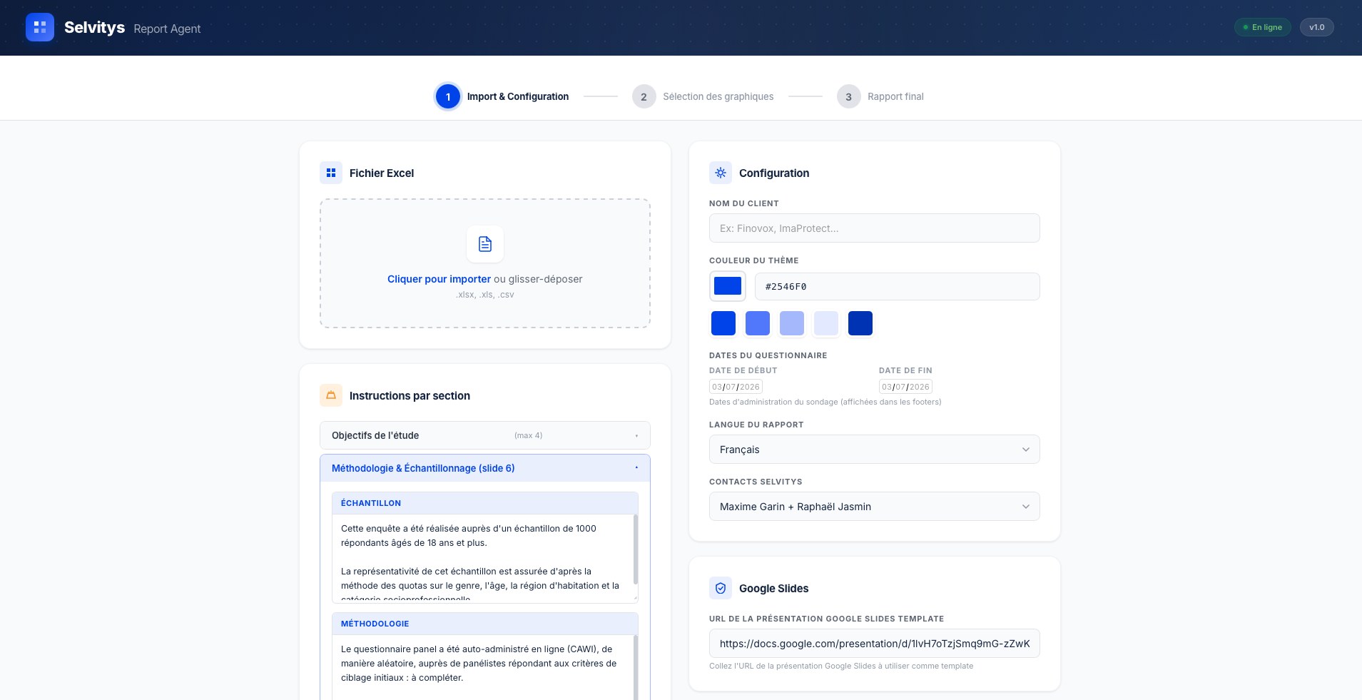 Selvitys Report Agent — génération de rapport automatisée